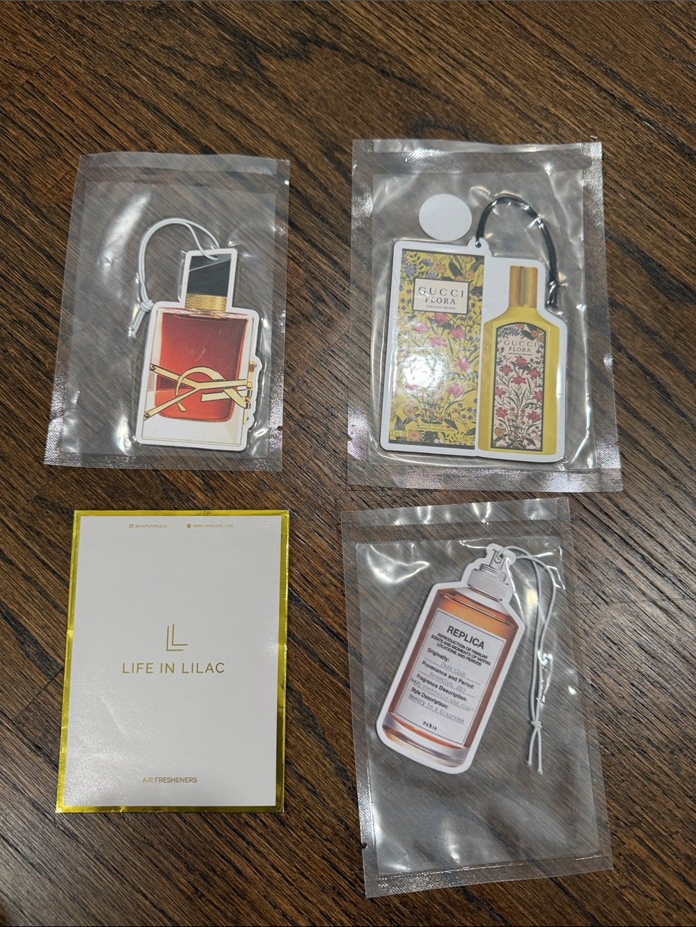 4 Scented Air Freshener Pack